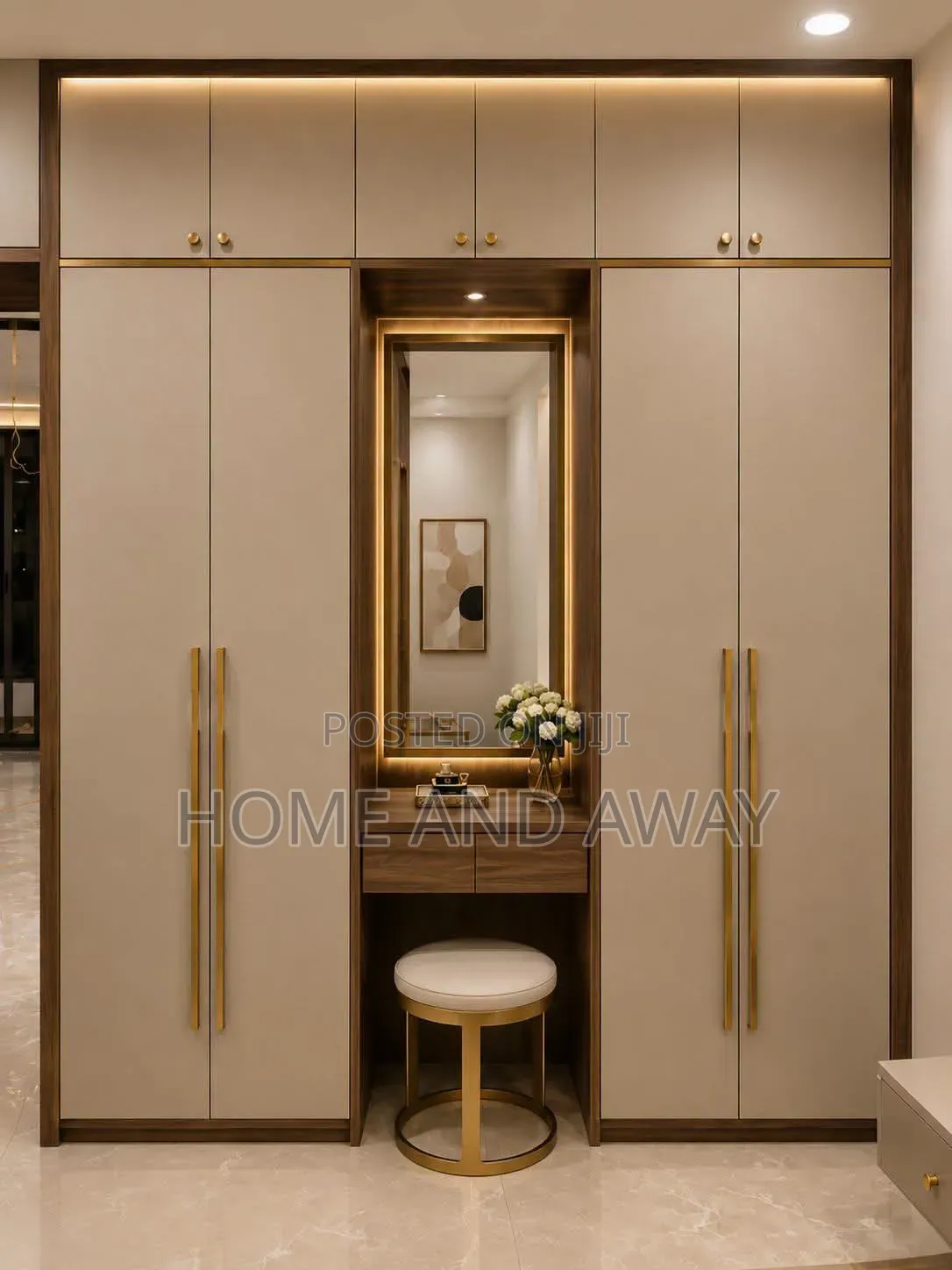 Double Tower Dresser Wardrobes in All Colours From 1,880,000/-