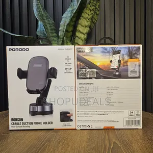 Porodo Robson Cradle Suction Phone Holder.