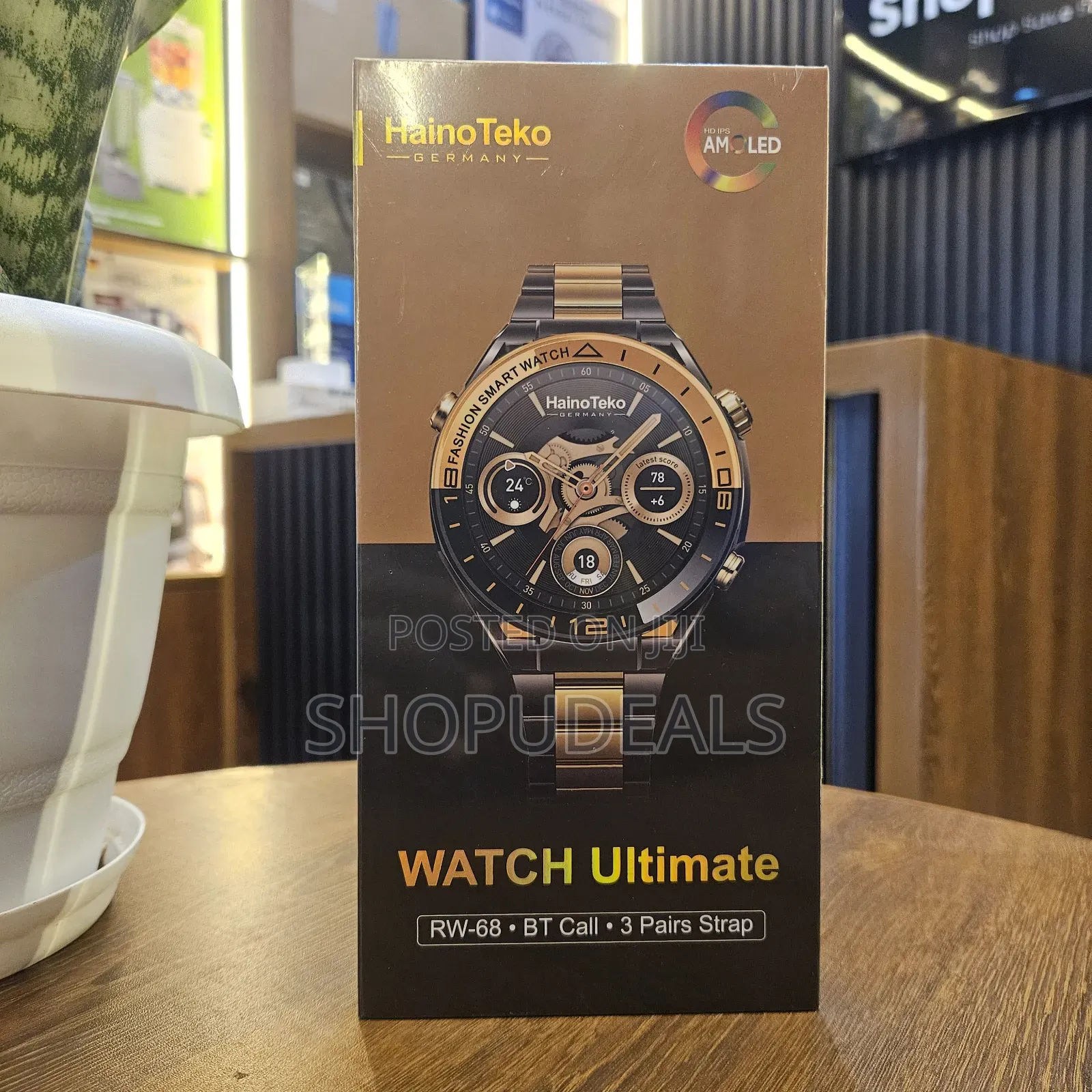 Haino Teko Germany Hainoteko Rw-68 Smart Watch With Amoled Display