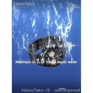Hainoteko 12 2-in-1 Waterproof Smartwatch With Builtin Wireless Earbud