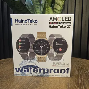 Haino Teko Super Slim Waterproof Smart Watch – Bright Amoled Display,
