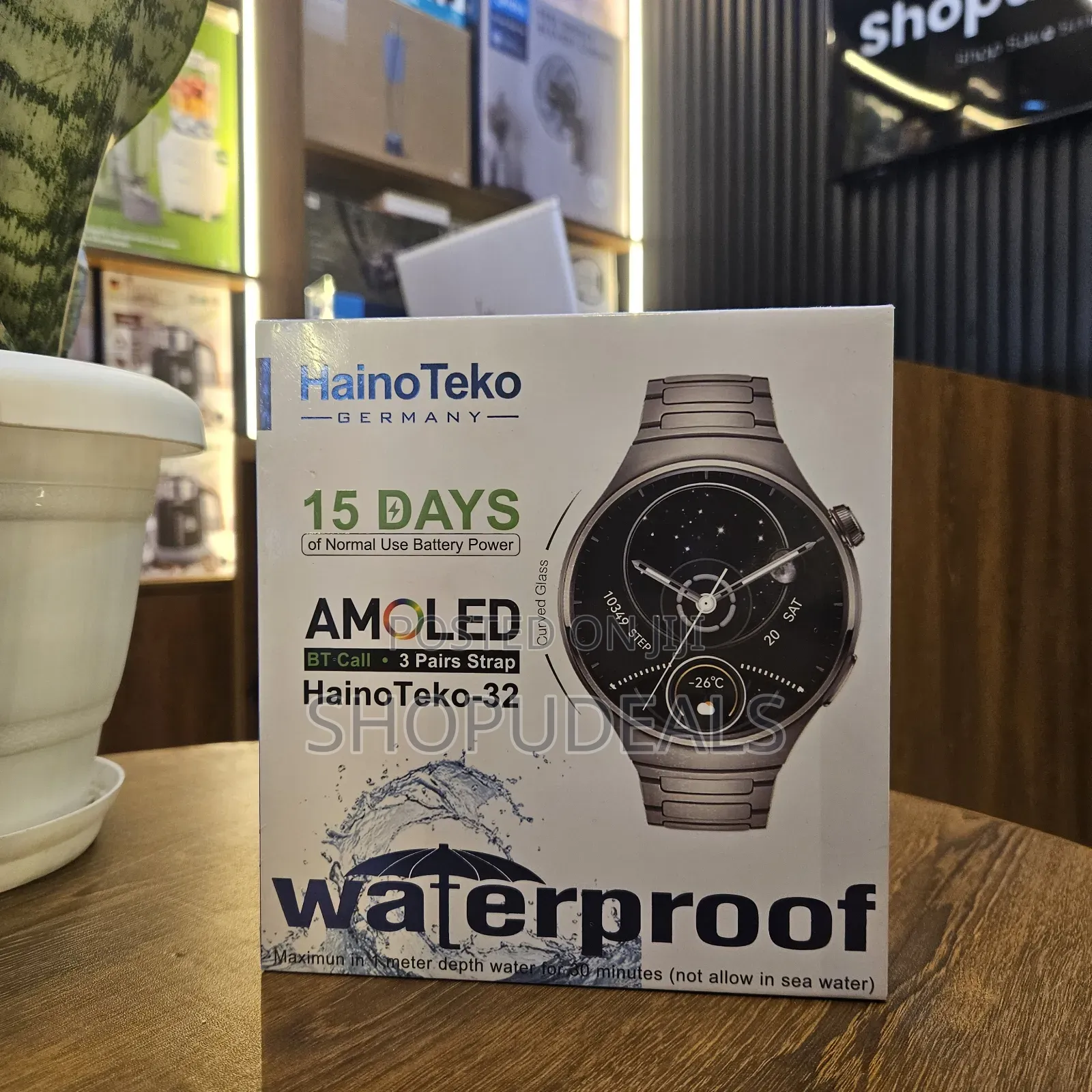 Hainoteko-32 Waterproof Smartwatch