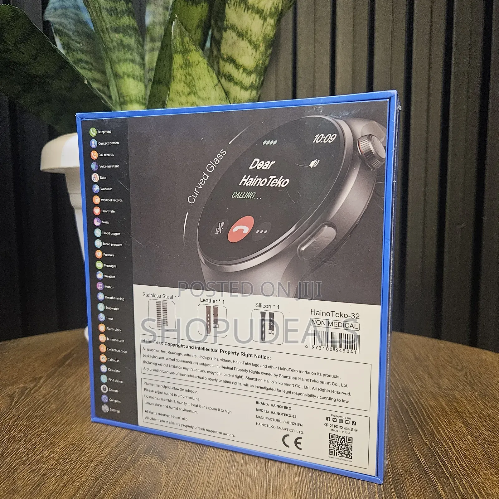 Hainoteko-32 Waterproof Smartwatch