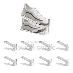 (2)Pcs Pack Shoe Slot Closet Organizer