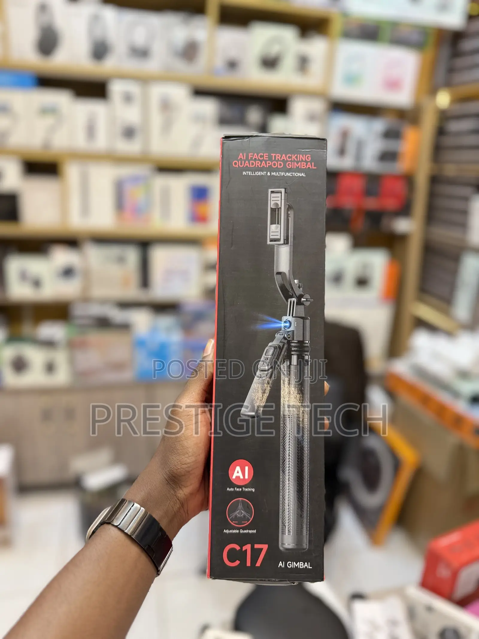 C17 Aluminum Alloy Ai Intelligent Face Tracking Smart Gimbal Tripod