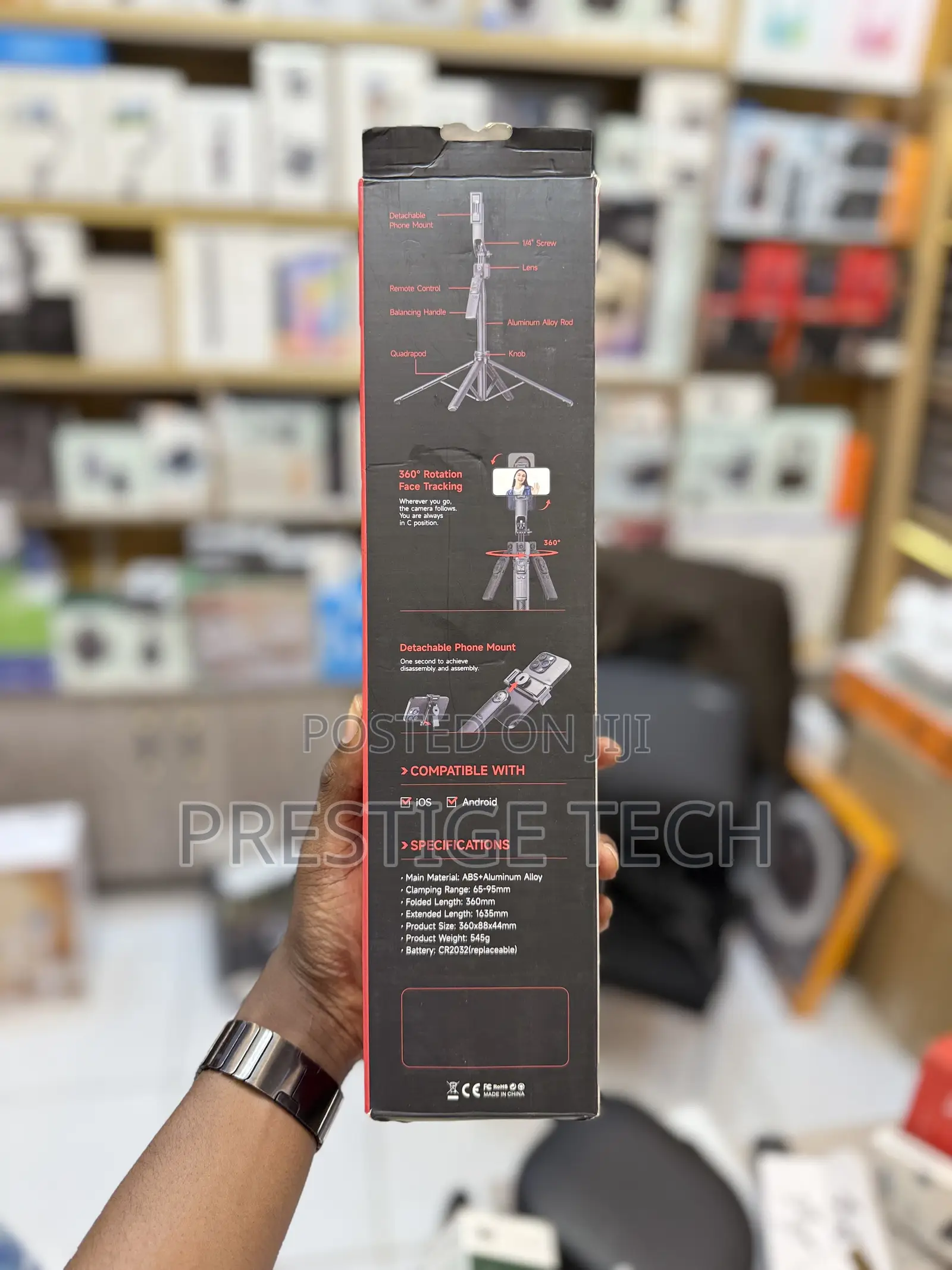 C17 Aluminum Alloy Ai Intelligent Face Tracking Smart Gimbal Tripod