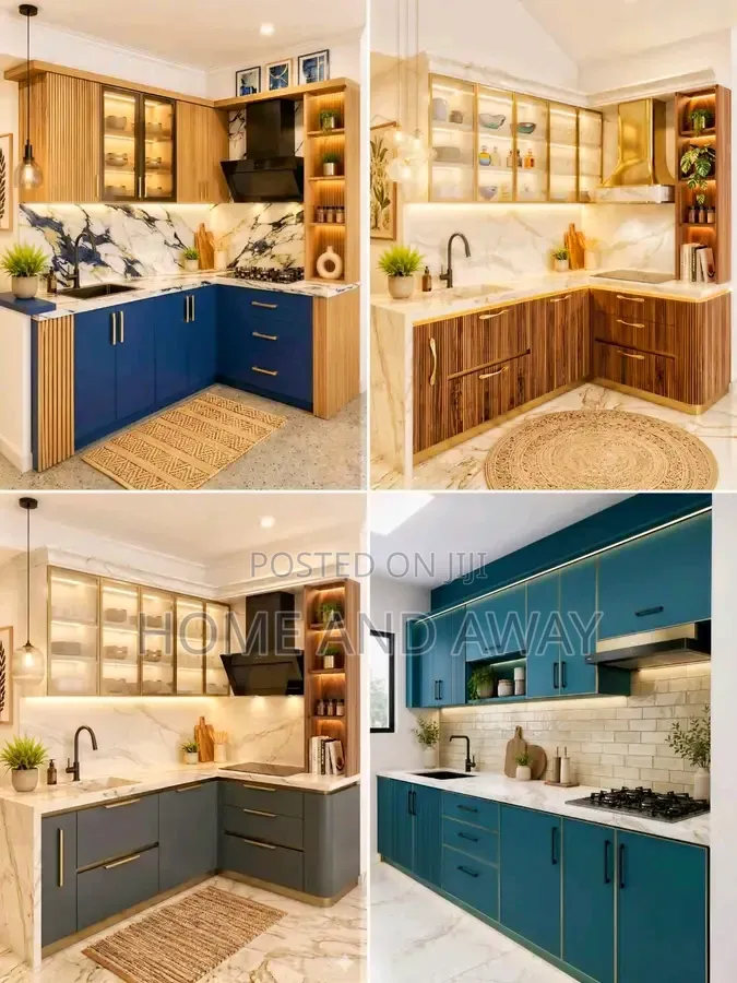 Mendoza Kitchen Cabinets From 950,000/- Per Running Meter Any Colour