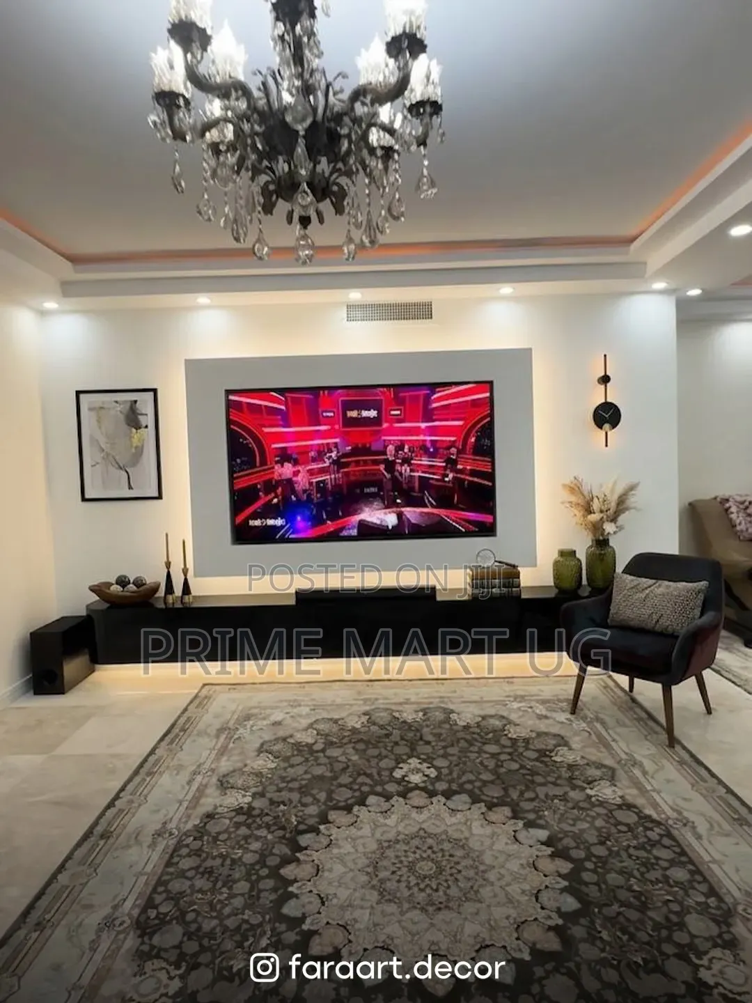 Tv Wall Unit/Wall Storage – Classic Wooden