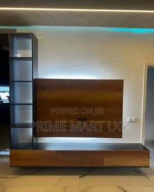 Modern Tv Wall Unit With Display Shelves