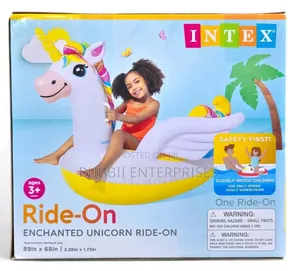 Intex Enchanted Unicorn Ride-on Inflatable Pool Float.