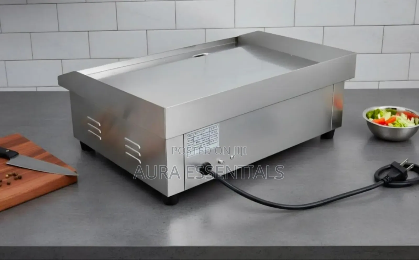 Stainless Steel Electric Commercial Countertop Griddle Plate
