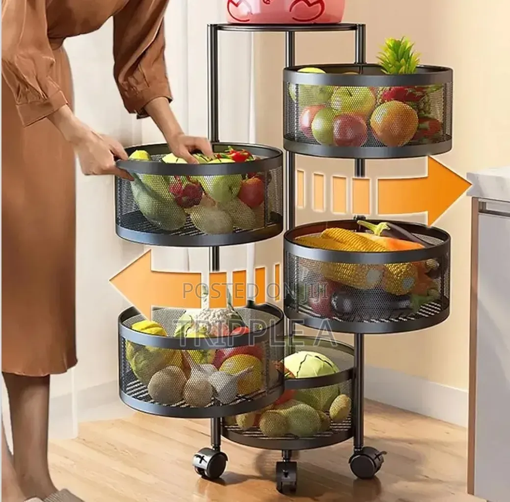 Kitchen Rotating Vegetable Rack