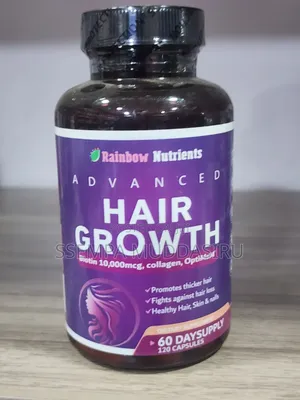 Advanced Hair Growth,Biotin 10000mcg,Collagen,Optimsm,120 Tablets