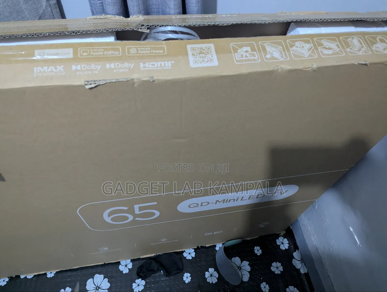 TCL 65inch Mini Qled. Comes With Receipt and Warranty. Good as New.