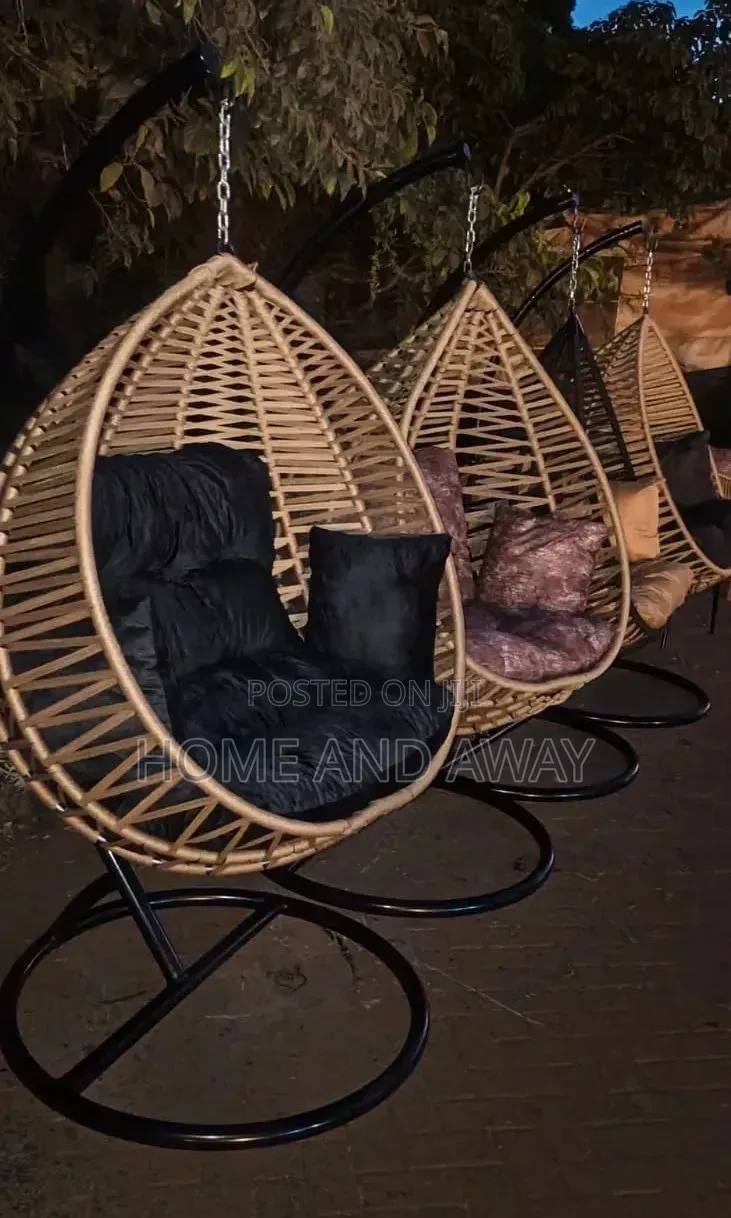 Elegant Rattan Egg Chair Swings Any Colour With Delivery