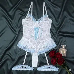 Savana Lace White Bridal Lingerie Teddy