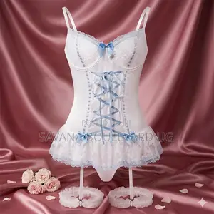 Savana Satin With Lace Trim Bridal Lingerie