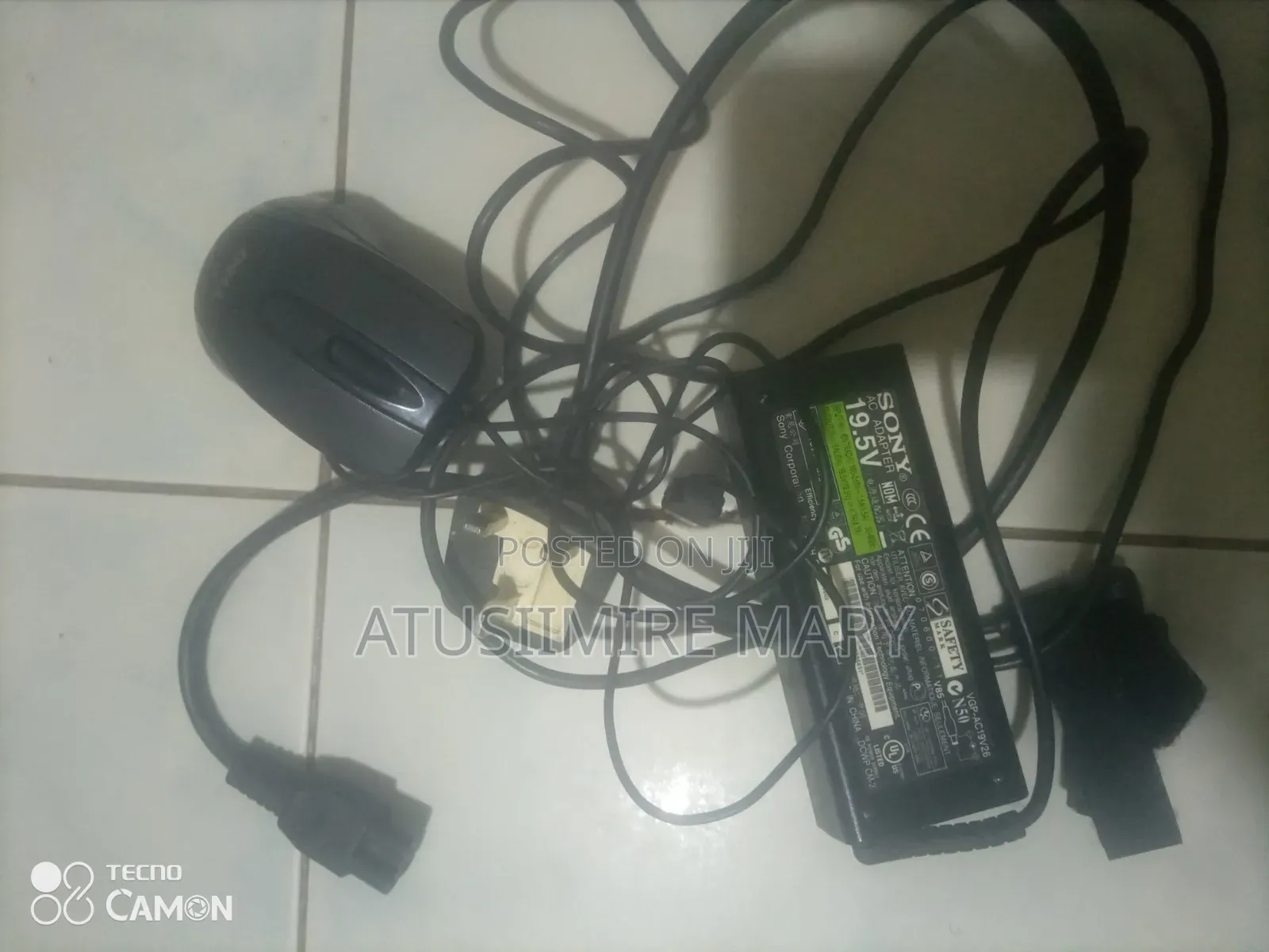 Used Adapter and Mouse