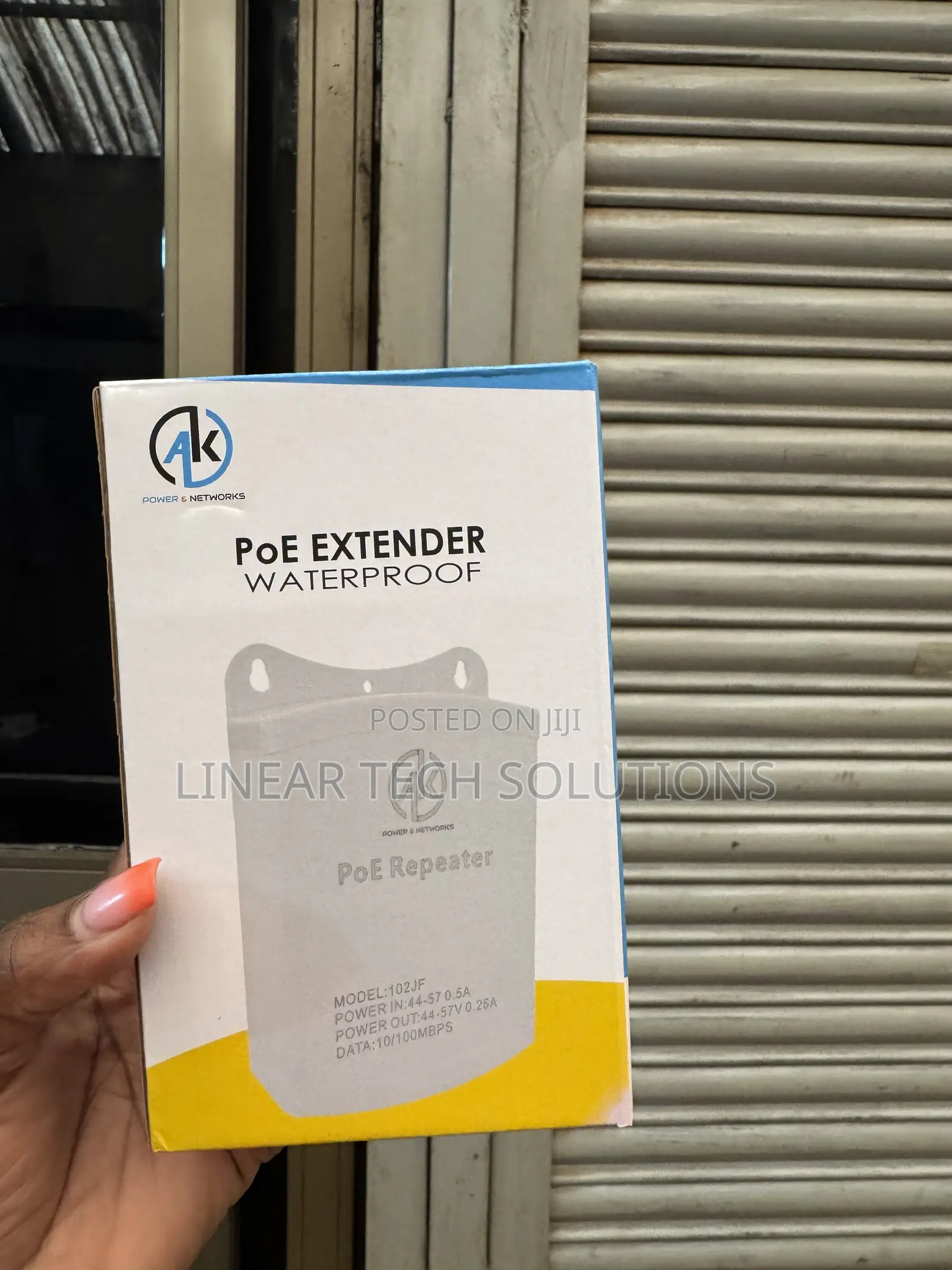 Ak Power Networks Brand Waterproof Poe Extender, Model 102jf.