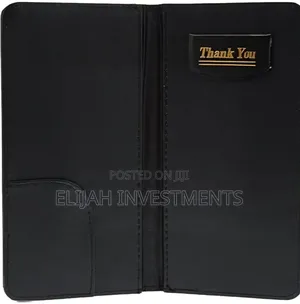 Elegant Leather Bill Folder