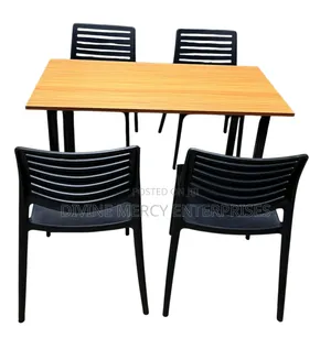 Rectangula Dining Table and 4pcs Chair