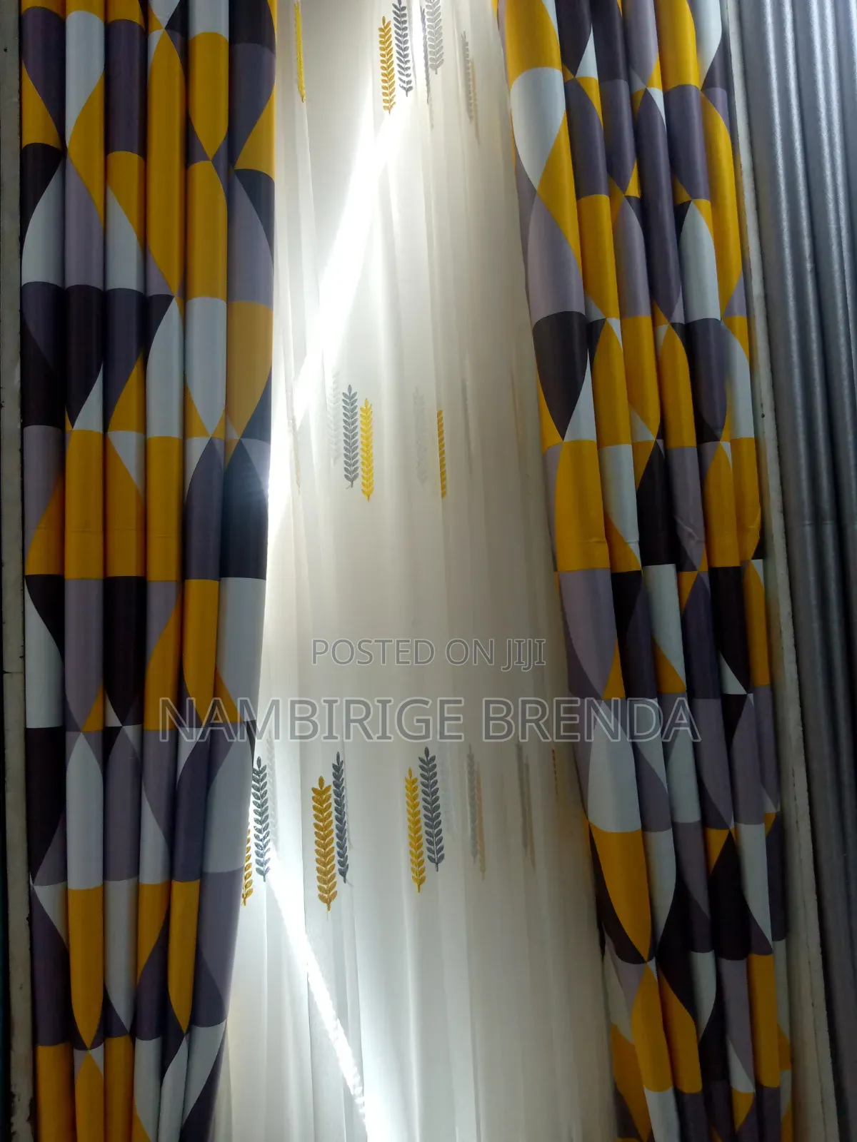 Modern Geometric Curtains