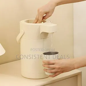 Pump Action Vacuum Insulated With Tea Filter