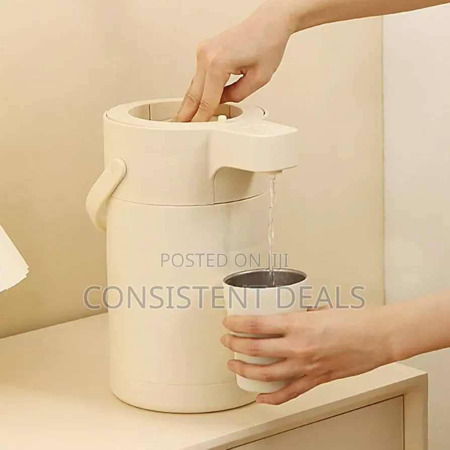 Pump Action Vacuum Insulated With Tea Filter