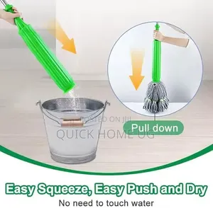 Self Squeezing Mop,Self Wringing Fiber Mop