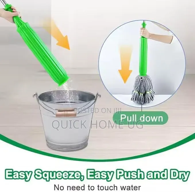 Self Squeezing Mop,Self Wringing Fiber Mop