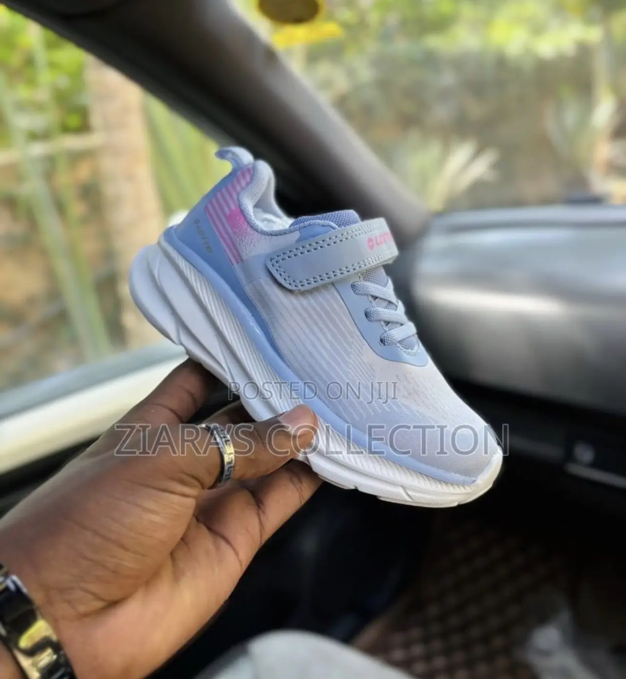 Light Blue Kids Skechers Sneakers