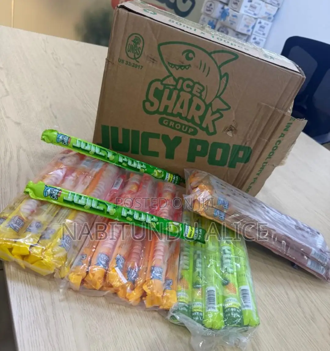 Ice Shark Juicy Pops