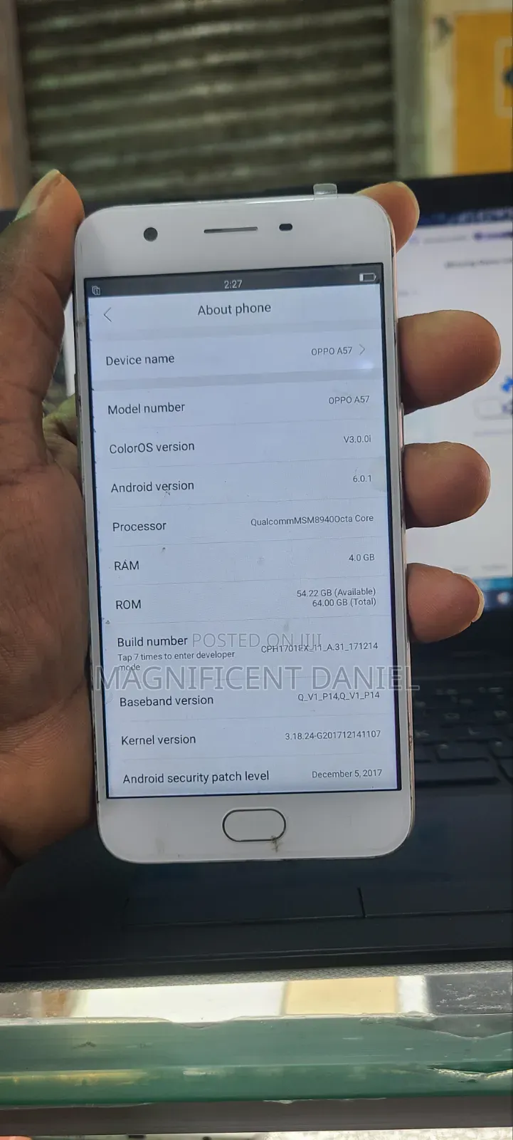 Oppo A57 64 GB Gold