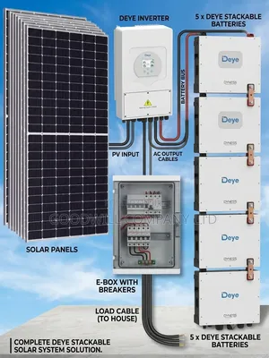 25kwh Deye Lithium Hybrid Solar System Solution
