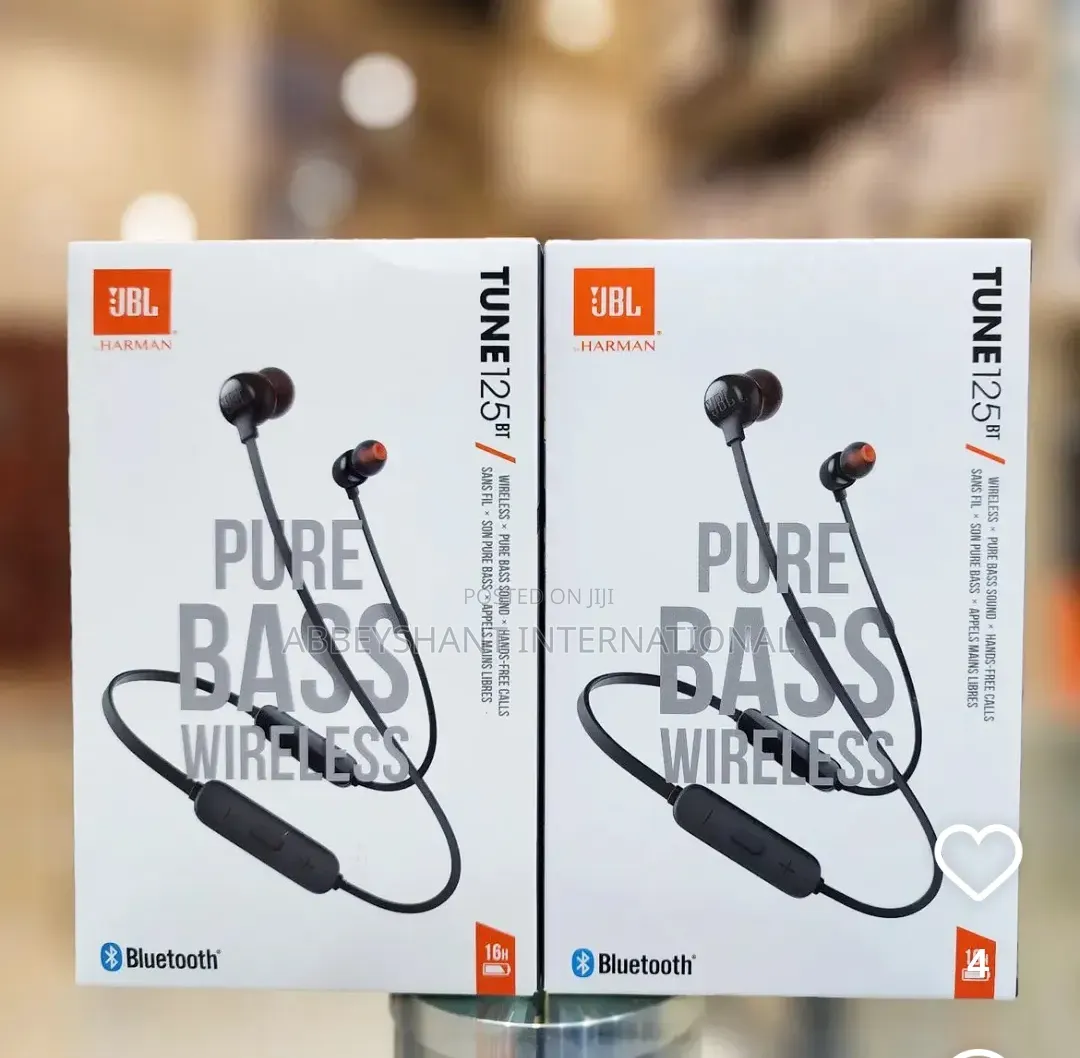 JBL Tune 125 Bt - Bluetooth Wireless in-Ear Headphones