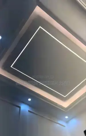 Gypsum Ceiling Design Two-in-One