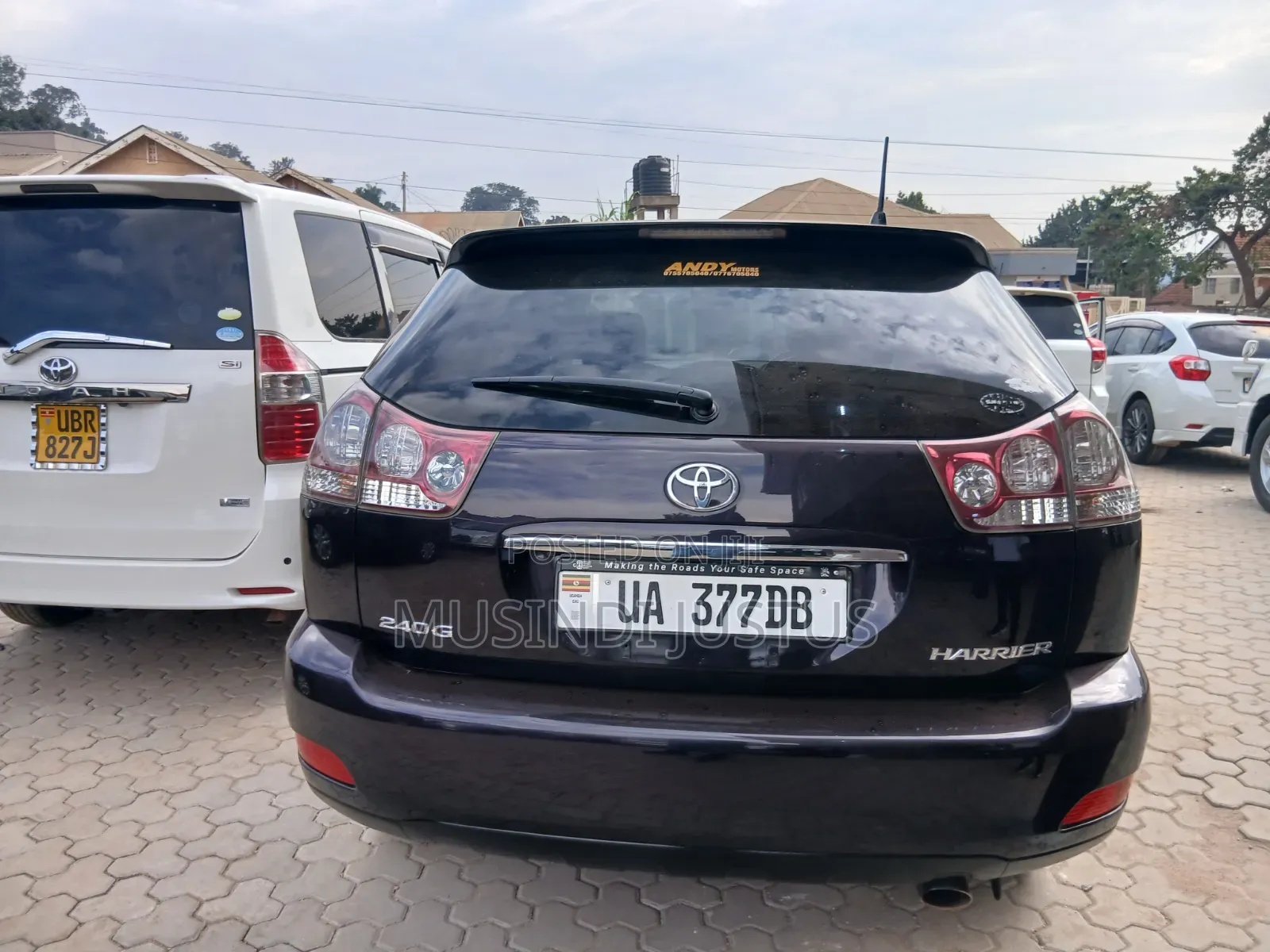 Toyota Harrier 2010 Maroon