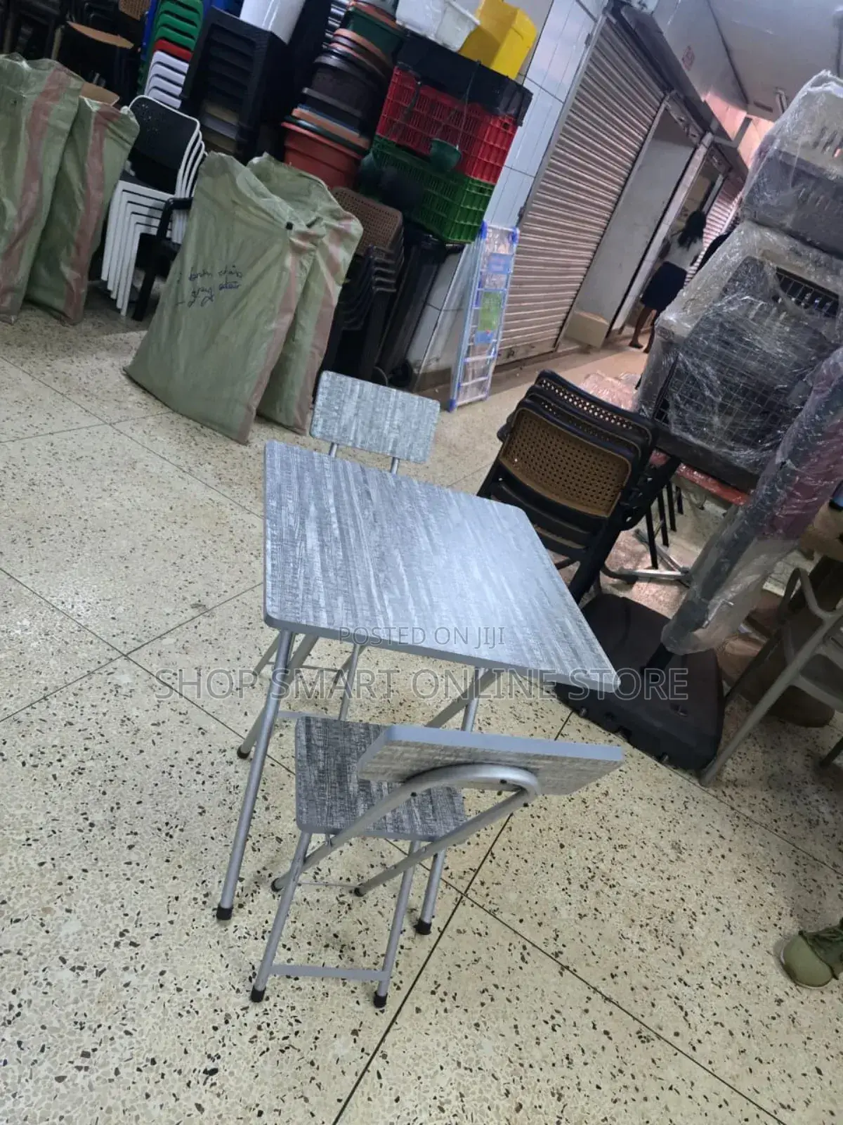 Wooden Foldable Picnic Dining Table and Chairs