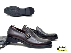 Original Men's Croc Embossed Leather Loafers -Multi-Colours