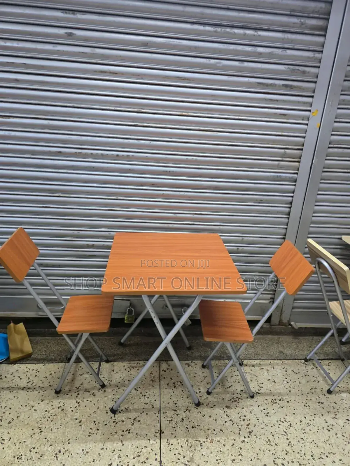 Classic Dining Foldable Wooden Table and Chairs