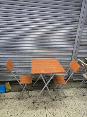 Students, Campusers Foldable Reading Table and Chairs