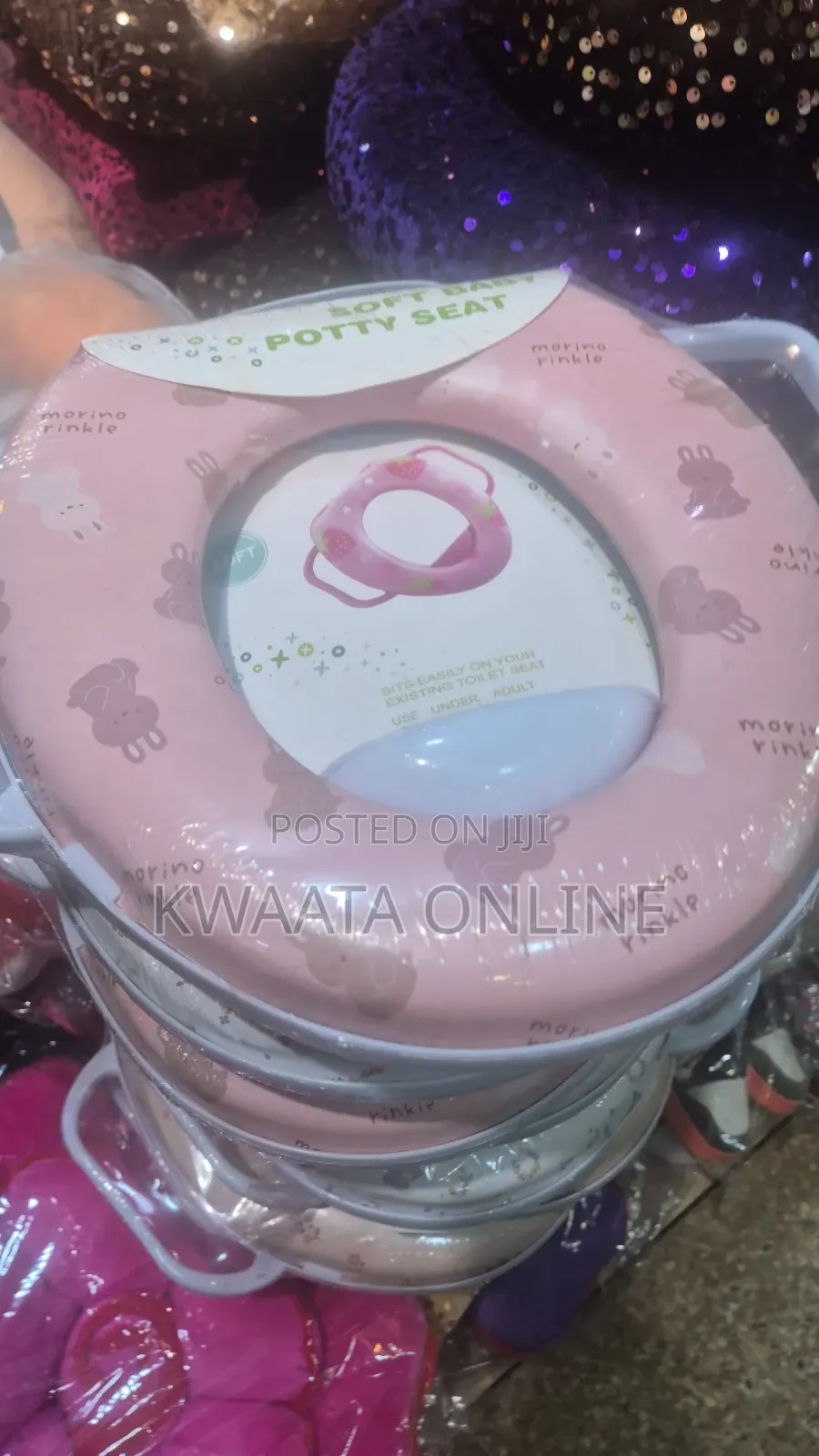 Soft Padded Potty Toilet Training Seat With Handles for Toddlers Kids