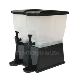 Plastic Juice Dispenser With Tap – 7 Gallon Clear Beverage Server.