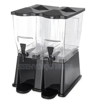 Plastic Juice Dispenser With Tap – 7 Gallon Clear Beverage Server.