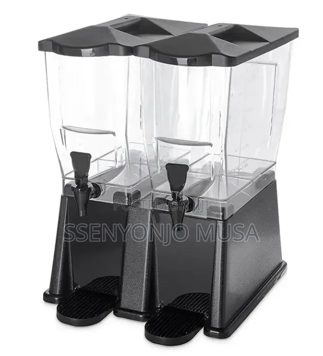 Plastic Juice Dispenser With Tap – 7 Gallon Clear Beverage Server.