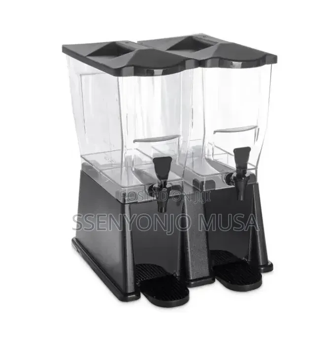 Plastic Juice Dispenser With Tap – 7 Gallon Clear Beverage Server.