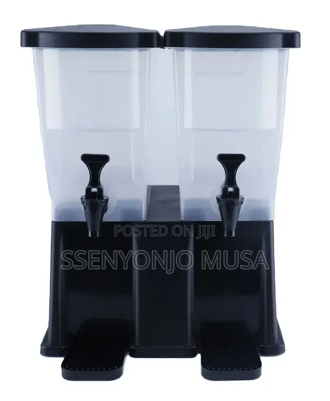 Plastic Juice Dispenser With Tap – 7 Gallon Clear Beverage Server.