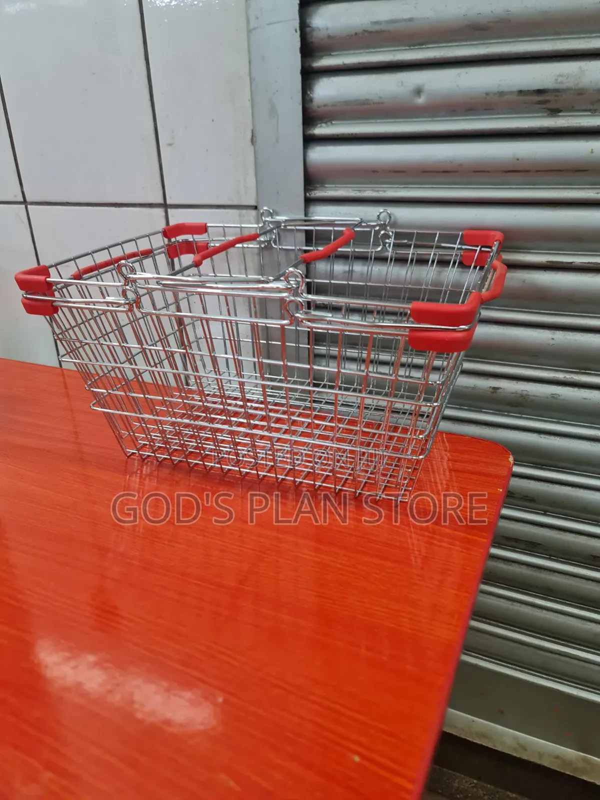 Woven Metal Shopping Baskets Metallic Shopping Basket