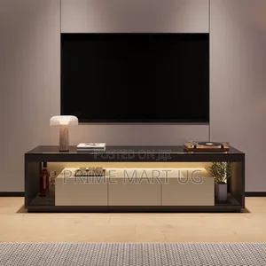 Elegant Tv Stand Black High Gloss