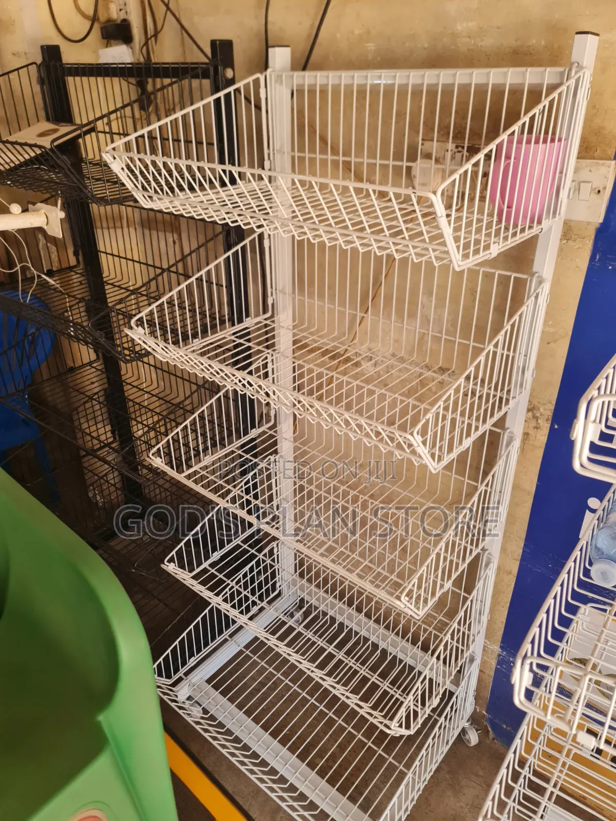 Heavy Duty 5 Tier Supermarket Display Basket for Retail Shop